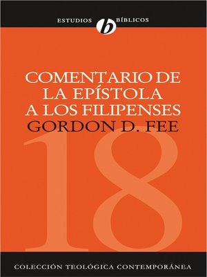 cover image of Comentario de la epístola a los Filipenses